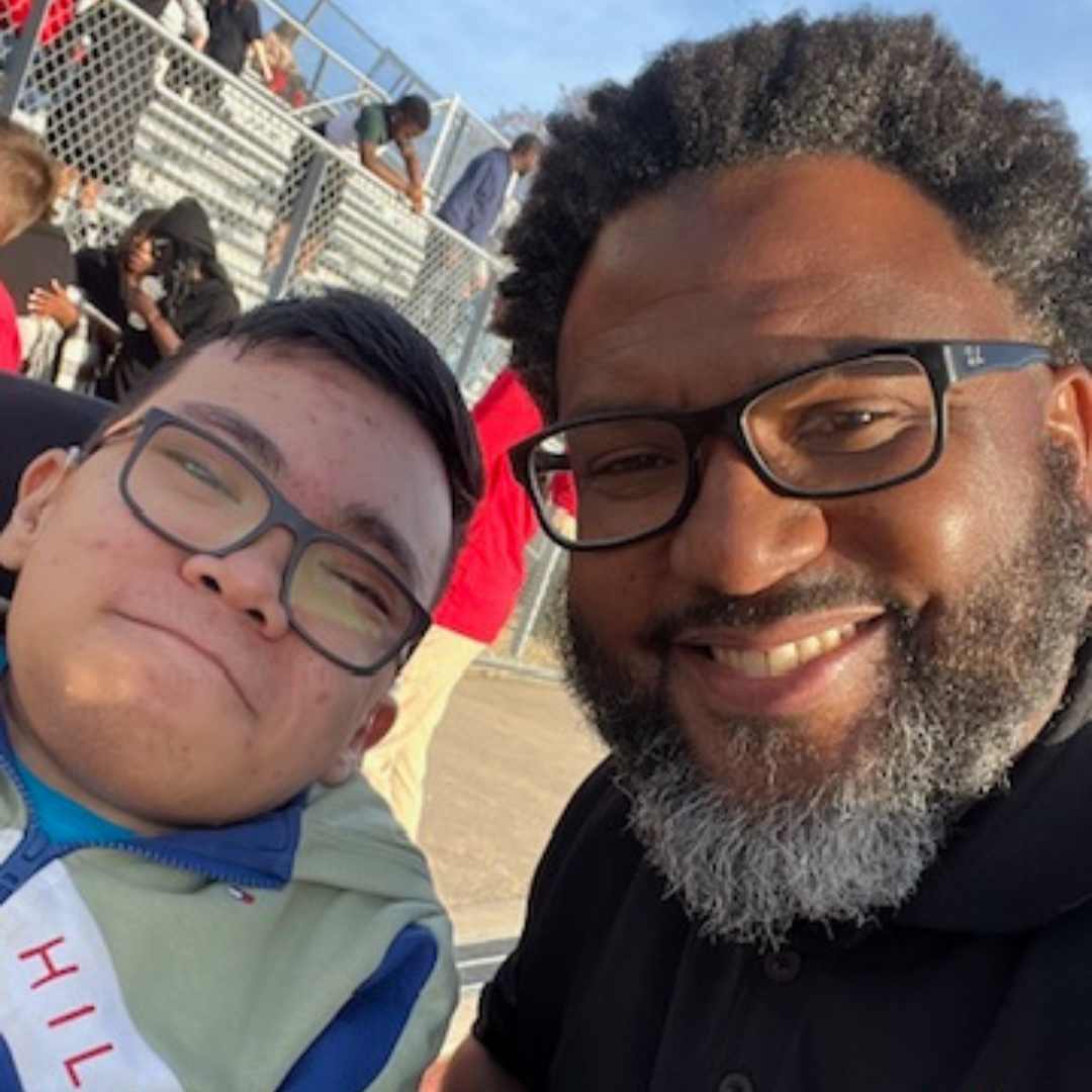 Ali (left) with Reuel Ali (left) with Reuel
